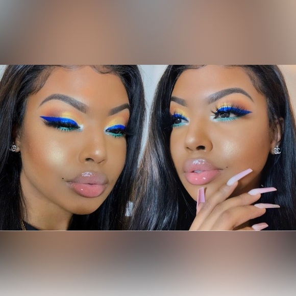 New/Sealed Illuminati Gel Paint Eyeliner Set in Electric Pink & Electric Blue - Picture 9 of 12